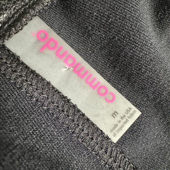 COMMANDO Vegan Faux Leather Jogger  Stretch Work Minimal Luxury Size Medium $158 - Picture 5 of 6